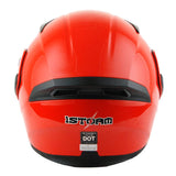 1Storm Motorcycle Modular Full Face Flip up Dual Visor Helmet + Spoiler + Motorcycle Bluetooth Headset: HB89