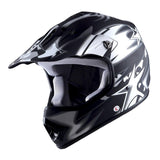 WOW Youth Kids Motocross BMX MX ATV Dirt Bike Helmet Star: HBOY-K-Star