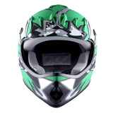 WOW Updated Youth Motocross Helmet Kids Motorcycle Bike Helmet Matt Star + Goggles + Skeleton Glove Bundle: HBOY-K_Star
