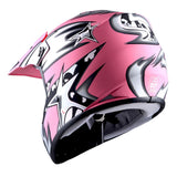 WOW Updated Youth Motocross Helmet Kids Motorcycle Bike Helmet Matt Star + Goggles + Skeleton Glove Bundle: HBOY-K_Star