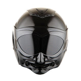 1Storm Motorcycle Open Face Fiber Glass Dual Visor Helmet HB_609 Scooter Classical Knight Bike Samurai + One Extra Clear Shield