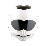 1Storm Motorcycle Open Face Fiber Glass Dual Visor Helmet HB_609 Scooter Classical Knight Bike Samurai + One Extra Clear Shield