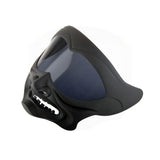 1Storm Motorcycle Open Face Fiber Glass Helmet Scooter HB_609 Front Mask Smoked Lens Samurai