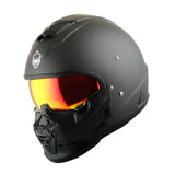 bbh motorcycle helmets Martian Genuine Real Carbon Fiber Motorcycle Full Face Helmet HB-B2 Op – Power Gear Motorsports