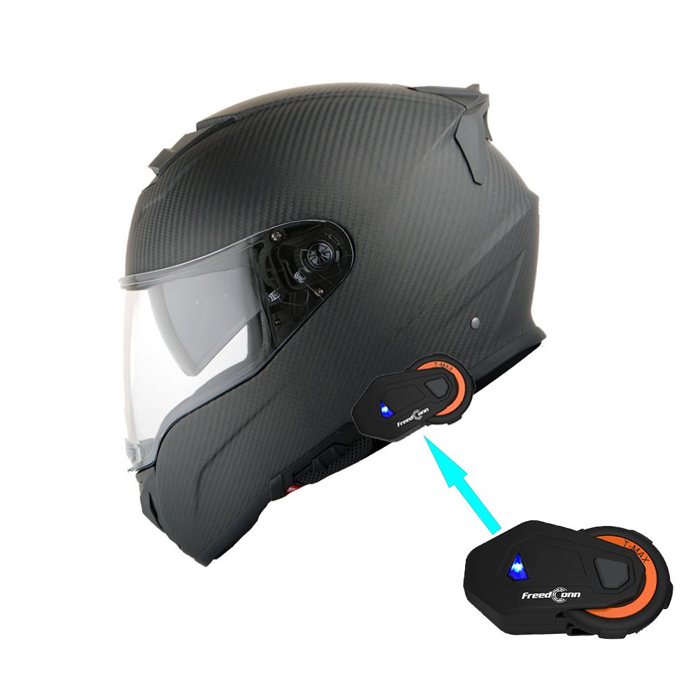 FreedConn Motocycle Helmet Waterproof and Wireless Bluetooth Headset T –  1Storm Helmet
