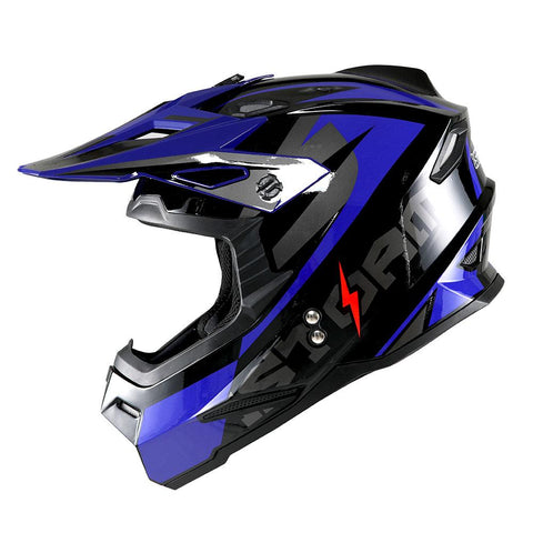 1Storm Youth Motocross Helmet BMX MX ATV Dirt Bike Helmet Teenager Racing Style: HF801(Youth)