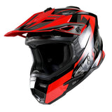 1Storm Youth Motocross Helmet BMX MX Bike Helmet Teenager Racing Style + MX Goggles + MX Skeleton Gloves Bundle: HF801Youth