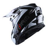 1Storm Youth Motocross Helmet BMX MX Bike Helmet Teenager Racing Style + MX Goggles + MX Skeleton Gloves Bundle: HF801Youth
