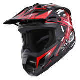 1Storm Motorcycle Street Bike Dual Visor/Sun Visor Full Face Helmet Mechanic: HF801