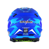 1Storm Motocross Adult Helmet Downhill Mountain Bike Helmet BMX MX ATV Dirt Bike Storm Style HF803