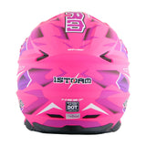 1Storm Motocross Adult Helmet Downhill Mountain Bike Helmet BMX MX ATV Dirt Bike Storm Style HF803