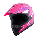 1Storm Motocross Adult Helmet Downhill Mountain Bike Helmet BMX MX ATV Dirt Bike Storm Style HF803 + Goggles + Skeleton Glove Bundle