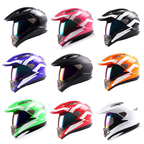 Dual Sport Helmet Motorcycle Full Face Motocross Off Road Bike: HGXP-14A