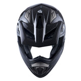 1Storm Adult Motocross Helmet Off Road MX BMX ATV Dirt Bike HGXP14B Mechanic + Goggles + Skeleton Glove Bundle
