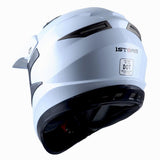 1Storm Adult Motocross Helmet Off Road MX BMX ATV Dirt Bike HGXP14B Mechanic + Goggles + Skeleton Glove Bundle