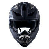 1Storm Adult Motocross Helmet Off Road MX BMX ATV Dirt Bike HGXP14B Mechanic + Goggles + Skeleton Glove Bundle