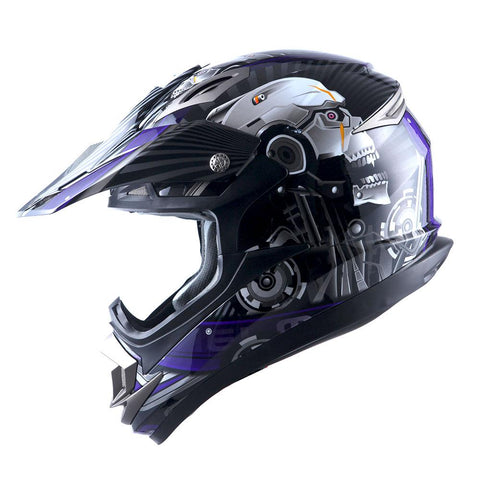 1Storm Adult Motocross Helmet Off Road MX BMX ATV Dirt Bike Mechanic: HGXP14B