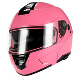1Storm Motorcycle Street Bike Modular/Flip up Dual Visor Sun Shield Full Face Helmet: HJA119
