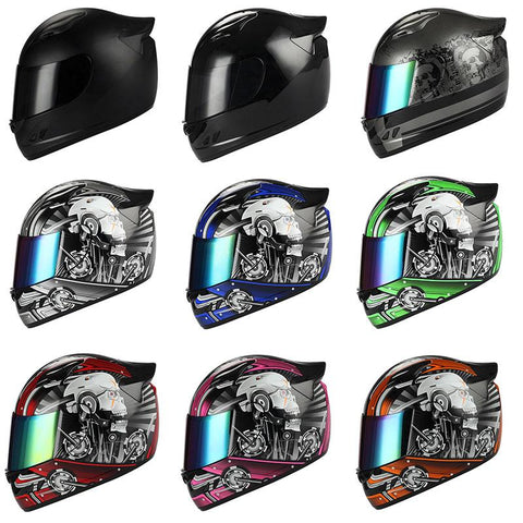 1STORM MOTORCYCLE BIKE FULL FACE HELMET MECHANIC: HJDJ11ABS