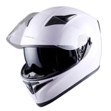 1Storm Motorcycle Modular Full Face Flip up Dual Visor Helmet + Spoiler + Motorcycle Bluetooth Headset: HJK316