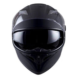 1Storm Motorcycle Modular Full Face Flip up Dual Visor Helmet + Spoiler + Motorcycle Bluetooth Headset: HJK316