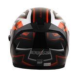 1Storm Motorcycle Open Face Helmet Scooter Classical Knight Bike Dual Lens/Sun Visor + Motorcycle Bluetooth Headset: HJK526