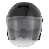 1Storm Motorcycle Open Face Helmet Scooter Classical Knight Bike Dual Lens/Sun Visor + Motorcycle Bluetooth Headset: HJK526