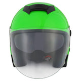 1Storm Motorcycle Open Face Helmet Scooter Classical Knight Bike Dual Lens/Sun Visor + Motorcycle Bluetooth Headset: HJK526