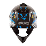 WOW Youth Kids Motocross BMX MX ATV Dirt Bike Helmet HJOY Dragon + Goggles + MG Youth Glove Bundle