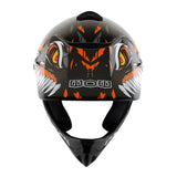 WOW Youth Kids Motocross BMX MX ATV Dirt Bike Helmet HJOY Dragon + Goggles + MG Youth Glove Bundle