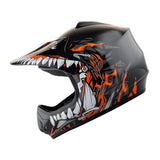 WOW Youth Kids Motocross BMX MX ATV Dirt Bike Helmet HJOY_D Dragon