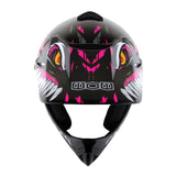 WOW Youth Kids Motocross BMX MX ATV Dirt Bike Helmet HJOY Dragon + Goggles + MG Youth Glove Bundle