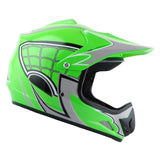 WOW Youth Motocross Helmet HJOY BMX MX ATV Dirt Bike Helmet Spider Web + Goggles + Martian Spider Glove Youth Bundle