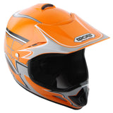 WOW Youth Kids Motocross BMX MX ATV Dirt Bike Helmet HJOY Spider Web + Goggles + Skeleton Glove Bundle