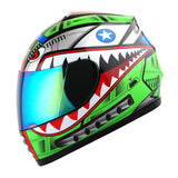 WOW Motorcycle Full Face Helmet Street Bike BMX MX Youth Kids Shark: HKY-B15