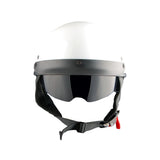 1storm motorcycle half face helmet 1Storm Motorcycle Half Face Helmet Mopeds Scooter Pilot with retratabl – Power Gear Motorsports