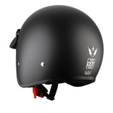 1storm motorcycle scooter bike open face half face helmet 1Storm Motorcycle Open Face Helmet Mopeds Scooter Pilot Half Face Helm – Power Gear Motorsports