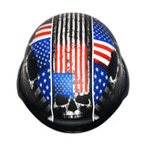 1Storm Novelty Motorcycle Half Face Helmet German Style DOT Approved: HKY602 + Black Tinted Goggle Bundle