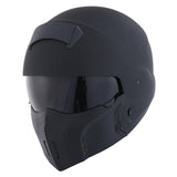 1Storm Motorcycle Full Face Helmet Open Face Knight Classical (Detachable Face Mask): HKY861