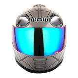 WOW Motorcycle Full Face Helmet Street Bike BMX MX Youth Kids Shark: HKY-B15