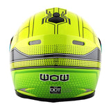 WOW Motorcycle Full Face Helmet Street Bike BMX MX Youth Kids Shark: HKY-B15