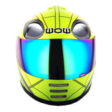 WOW Motorcycle Full Face Helmet Street Bike BMX MX Youth Kids Shark: HKY-B15