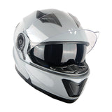 1Storm New Motorcycle Bike Modular Full Face Helmet Dual Visor Sun Shield NOLED901