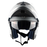 1Storm New Motorcycle Bike Modular Full Face Helmet Dual Visor Sun Shield NOLED901