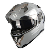 1Storm Motorcycle Modular Full Face Helmet DOT Adults Street Bike  Flip up Dual Visor Sun Inner Shield Anti Fog Pinlock Shield + Motorcycle Bluetooth Headset