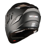 1Storm Motorcycle Modular Full Face Helmet DOT Adults Street Bike  Flip up Dual Visor Sun Inner Shield Anti Fog Pinlock Shield + Motorcycle Bluetooth Headset