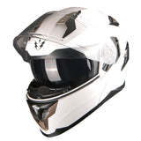1Storm Motorcycle Modular Full Face Helmet DOT Adults Street Bike  Flip up Dual Visor Sun Inner Shield Anti Fog Pinlock Shield + Motorcycle Bluetooth Headset