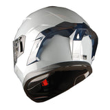 1Storm Motorcycle Full Face Helmet Dual Lens/Sun Visor + Motorcycle Bluetooth Headset