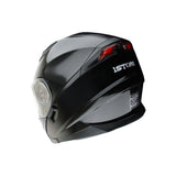 1Storm New Motorcycle Bike Modular Full Face Helmet Dual Visor Sun Shield with LED Tail Light + Motorcycle Bluetooth Headset: Modular901