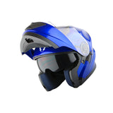 1Storm New Motorcycle Bike Modular Full Face Helmet Dual Visor Sun Shield NOLED901